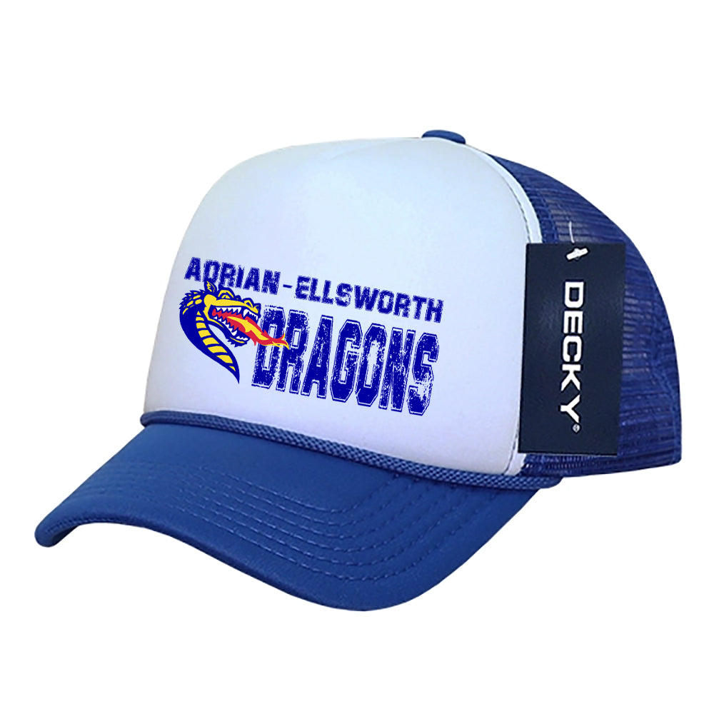 Dragons Blue Kids Trucker Foam Hat