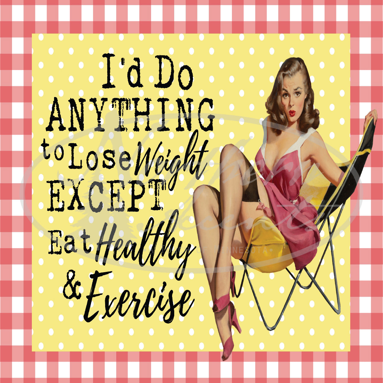 I'd Do Anything to Lose Weight Coaster