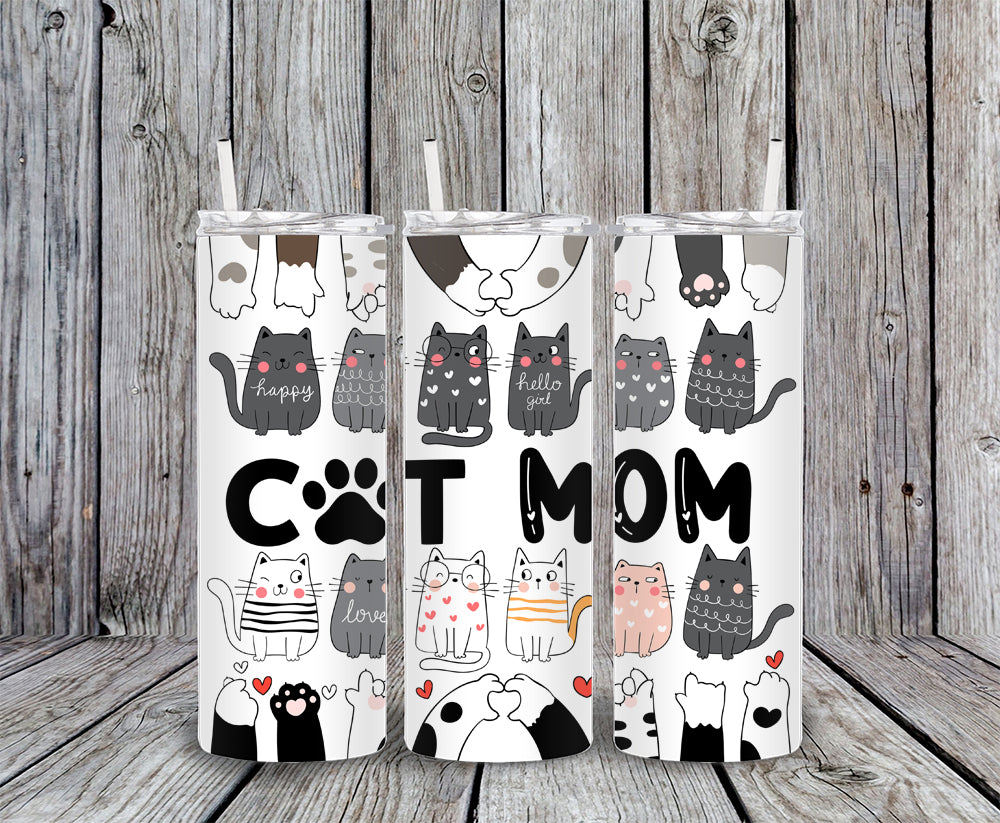 Cat Mom 20oz Tumbler