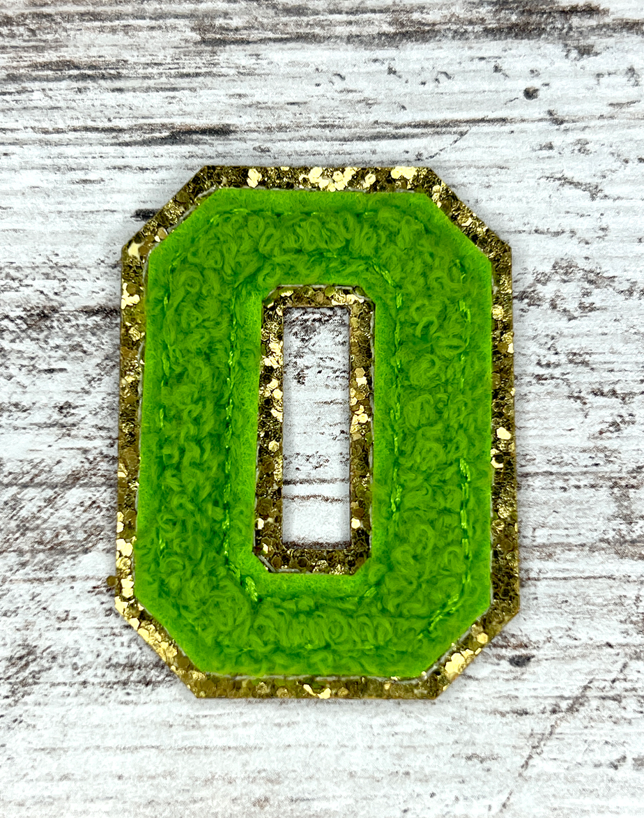 Patch Letters - Dark Green