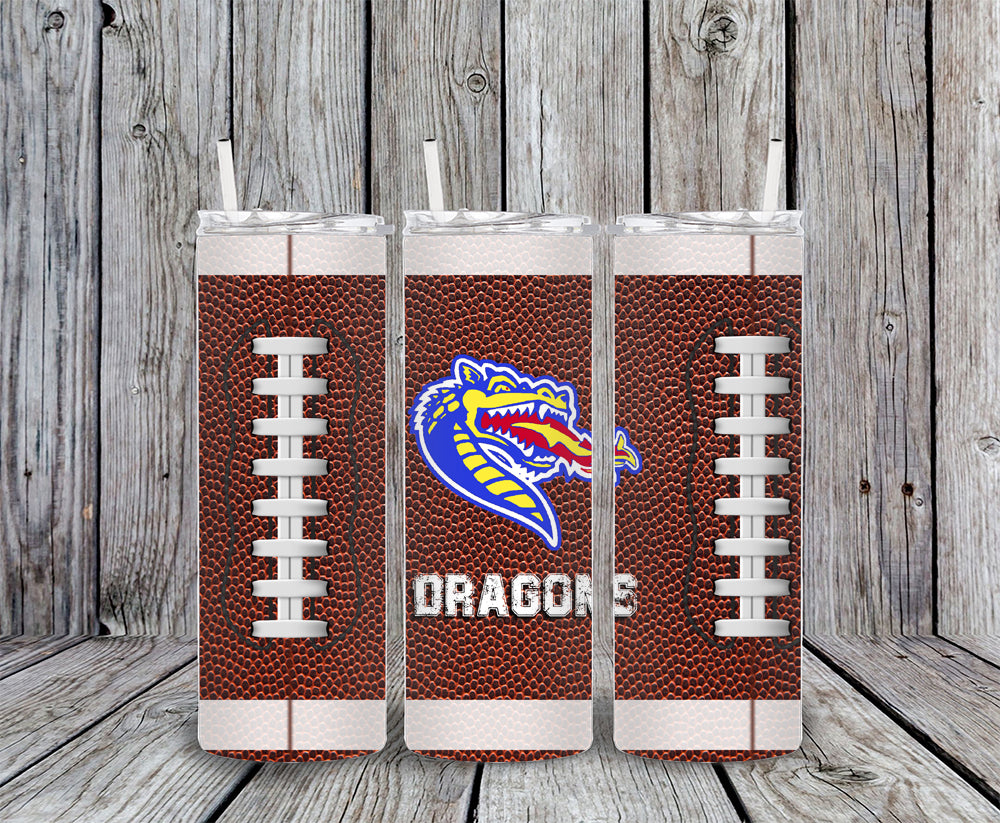 Dragons Football Tumbler
