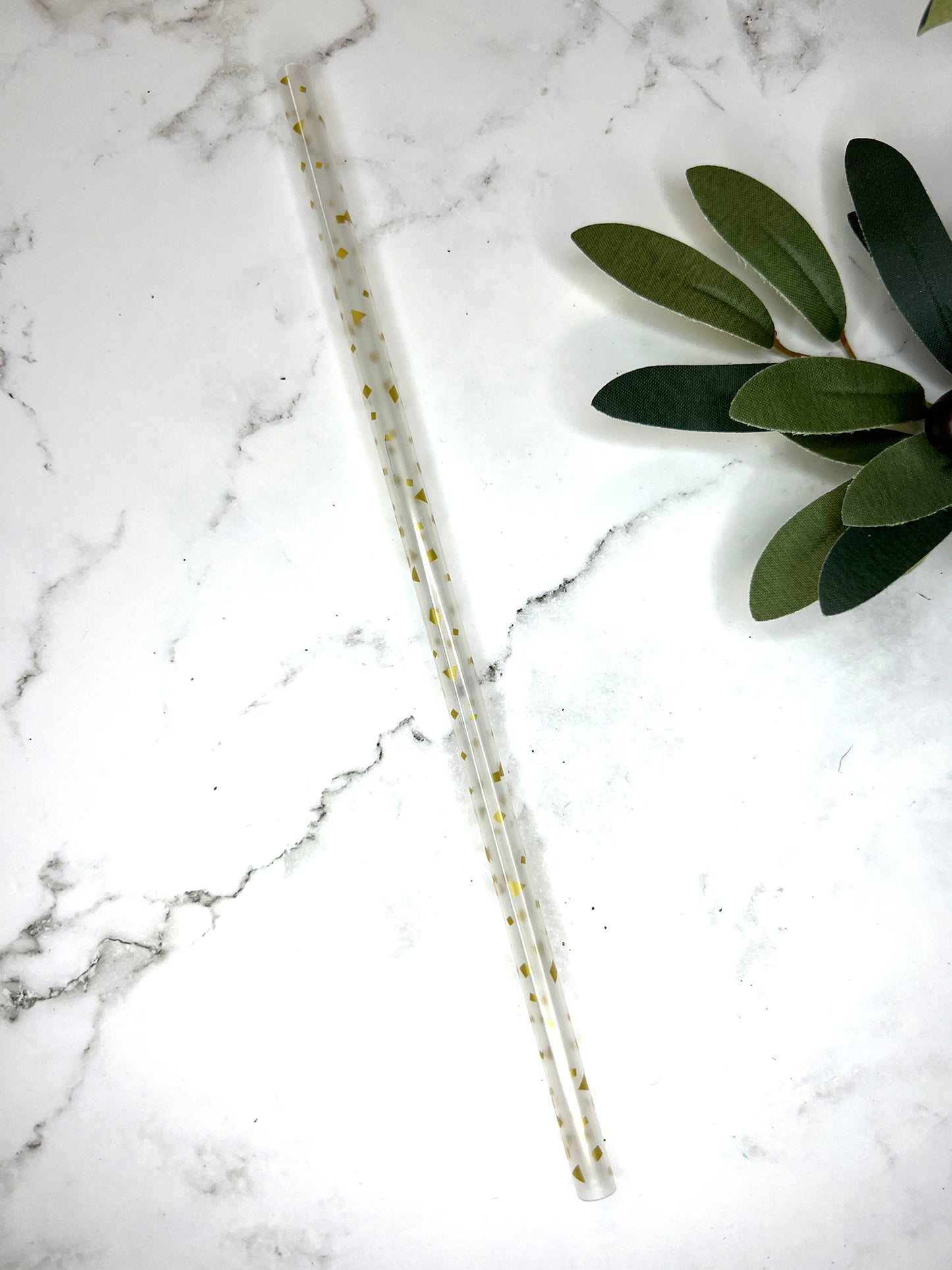 Gold Fleck Straw