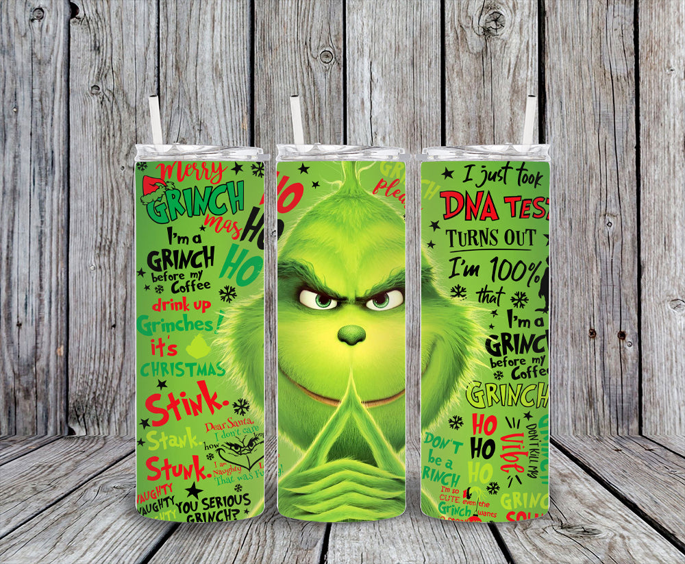 Grinch DNA Test Tumbler
