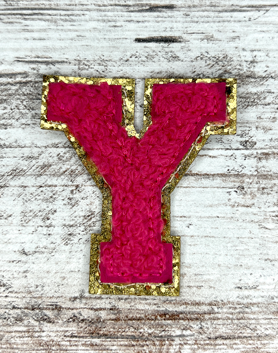 Patch Letters - Hot Pink