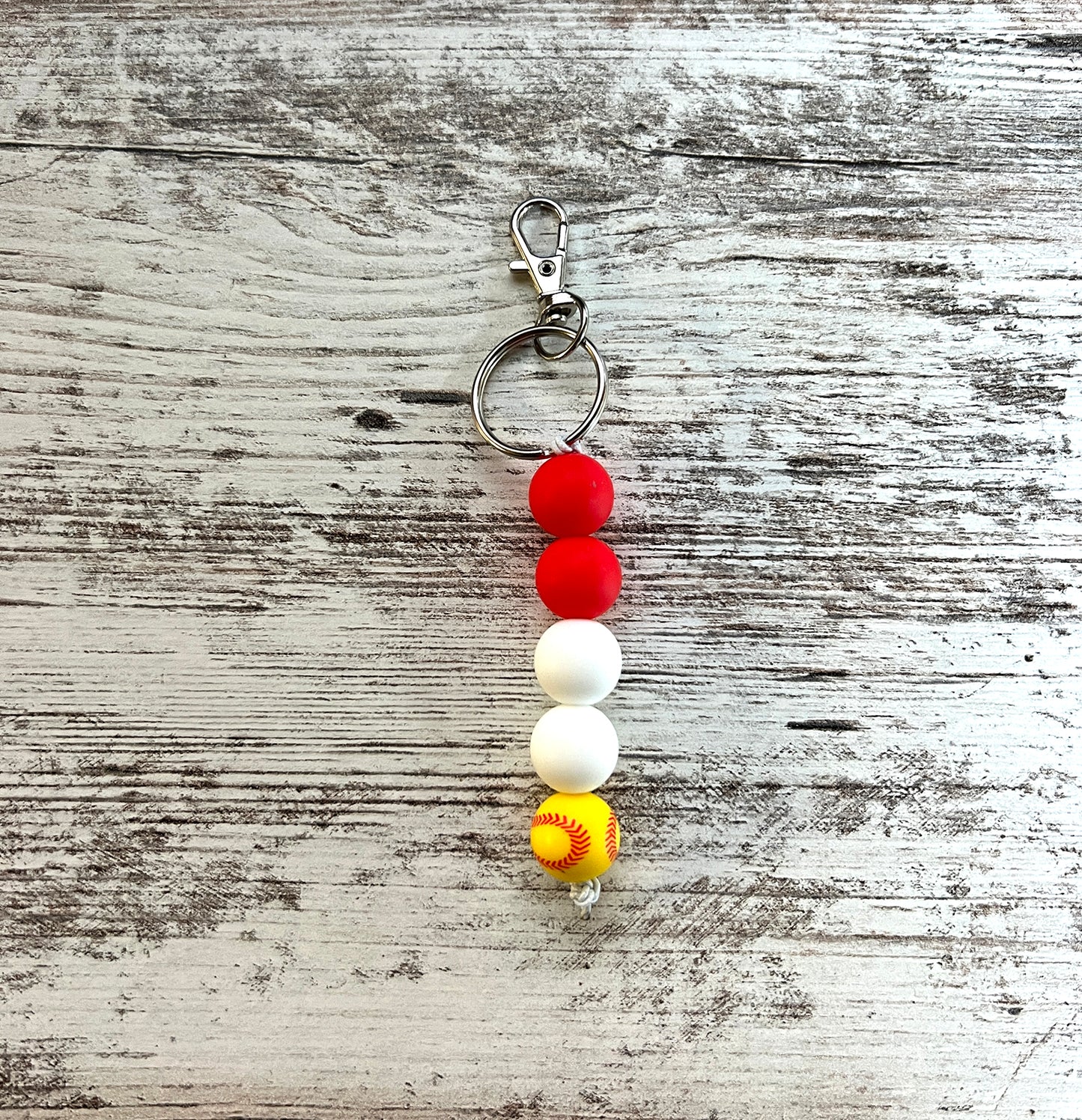 Softball Keychain