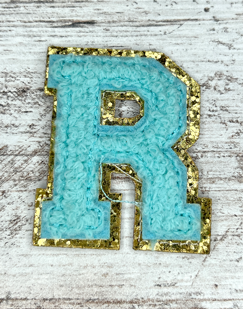 Patch Letters - Light Blue