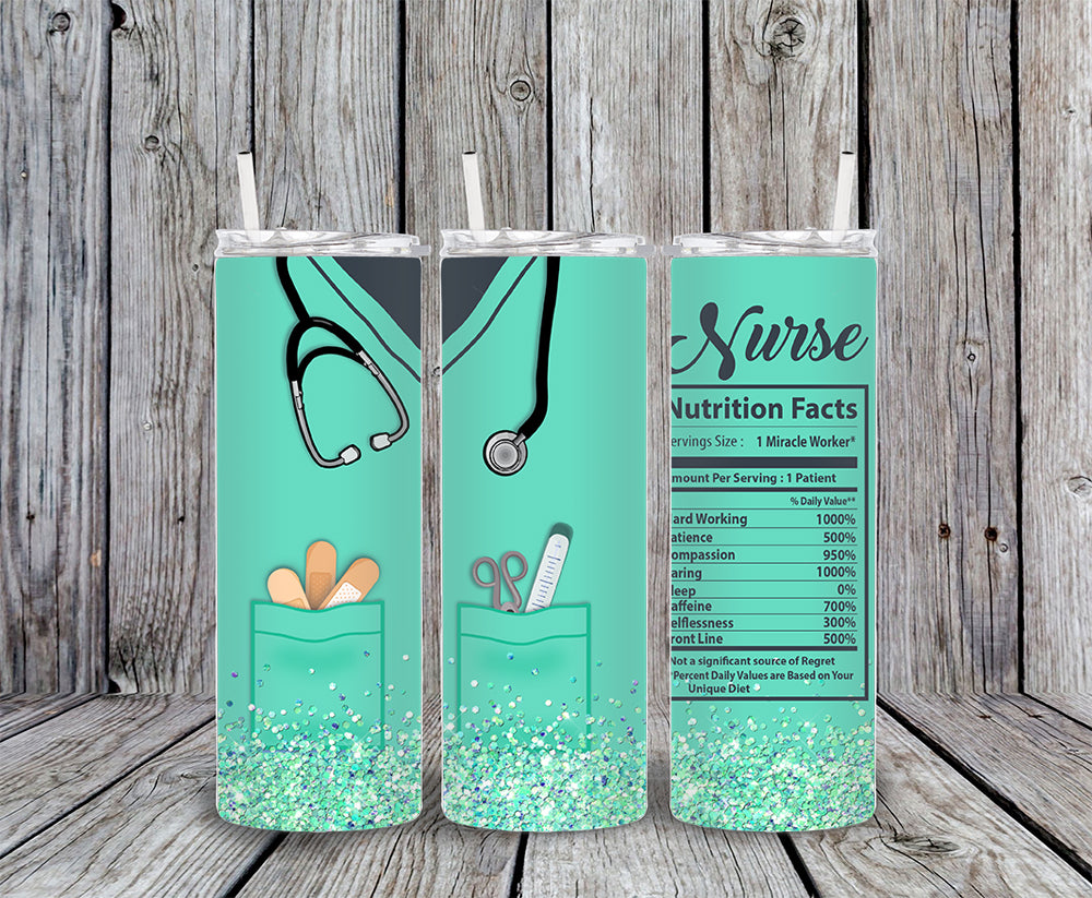 Nurse Scrubs Tumbler