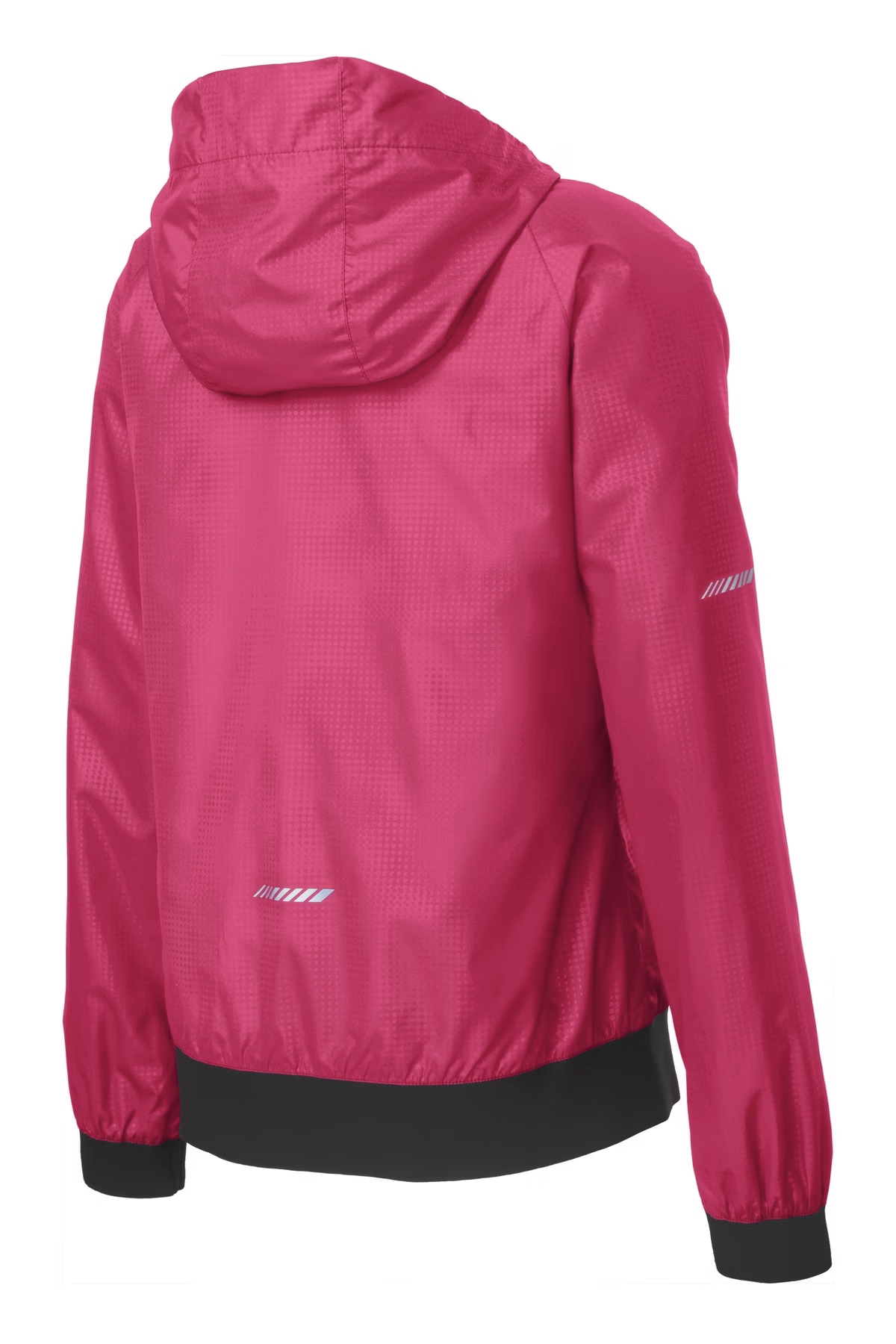 A-E Edge Volleyball LADIES ADULT Jacket - Pink Raspberry/Black