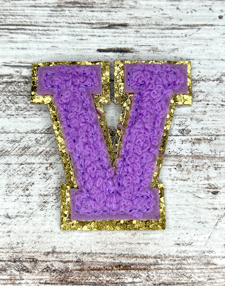 Patch Letters - Purple