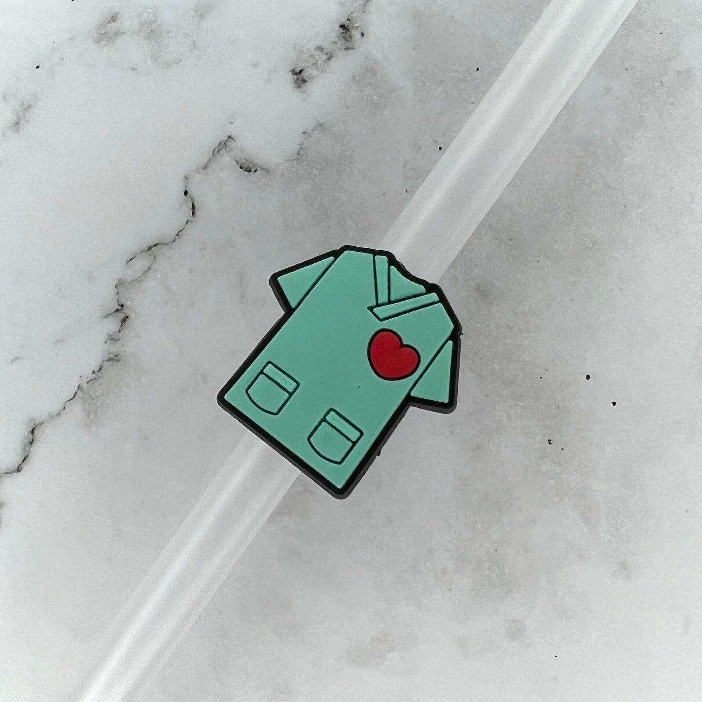 Scrubs Straw Charm
