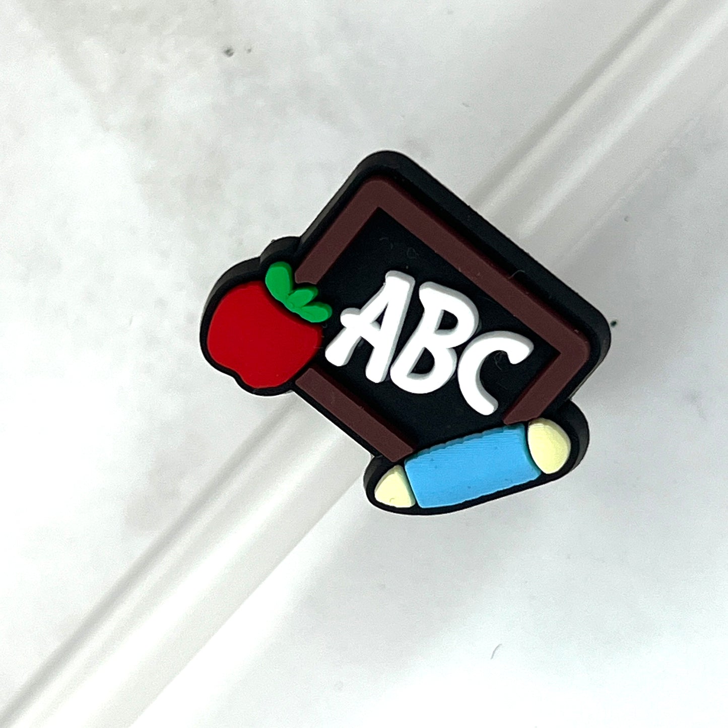 Teacher Straw Charms