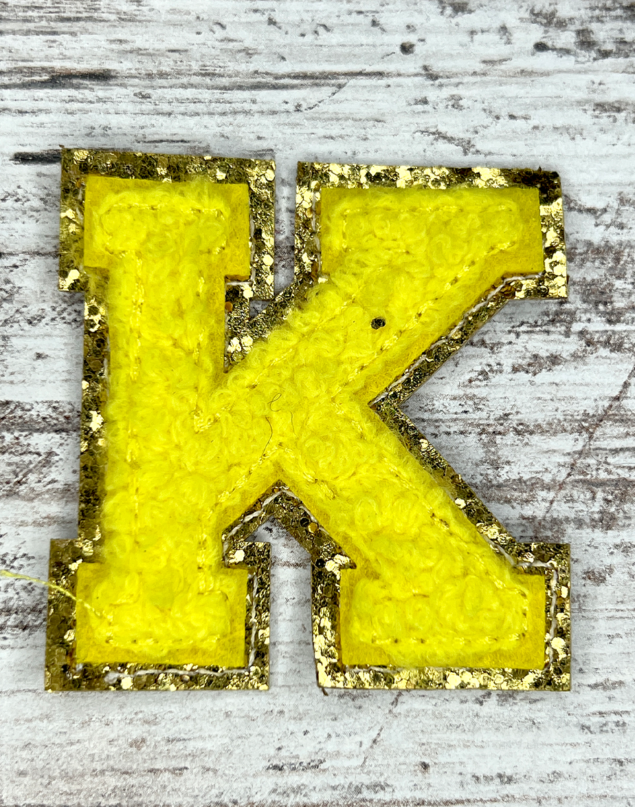 Patch Letters - Yellow