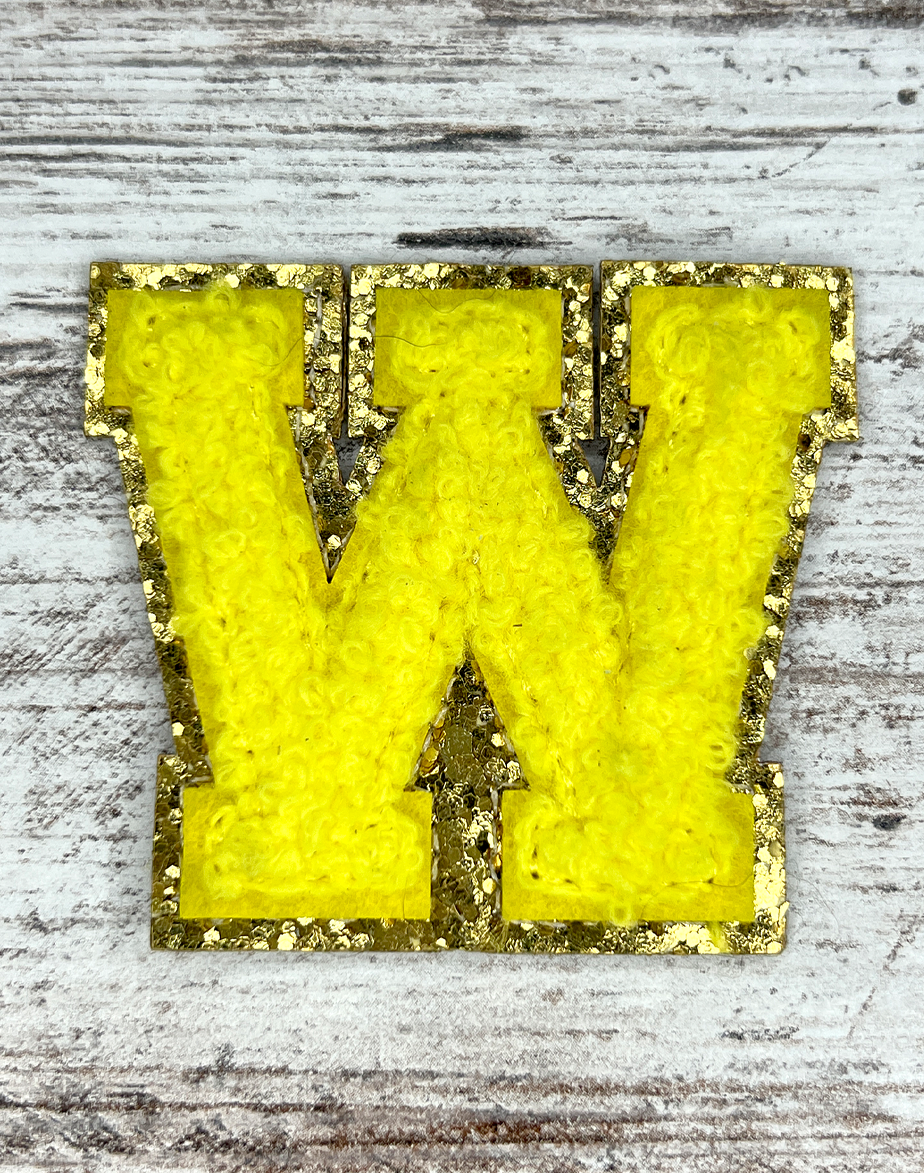 Patch Letters - Yellow