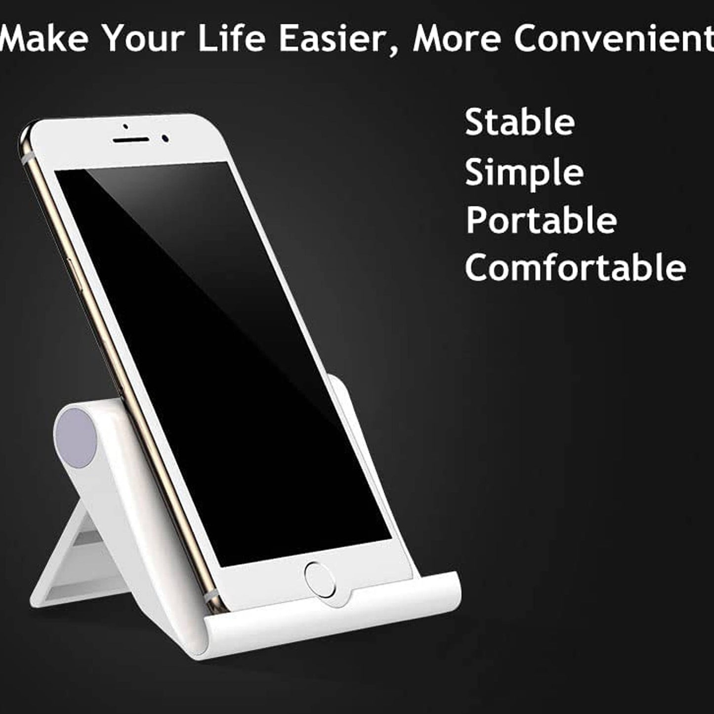 Foldable Cell Phone & Tablet Holder Stand