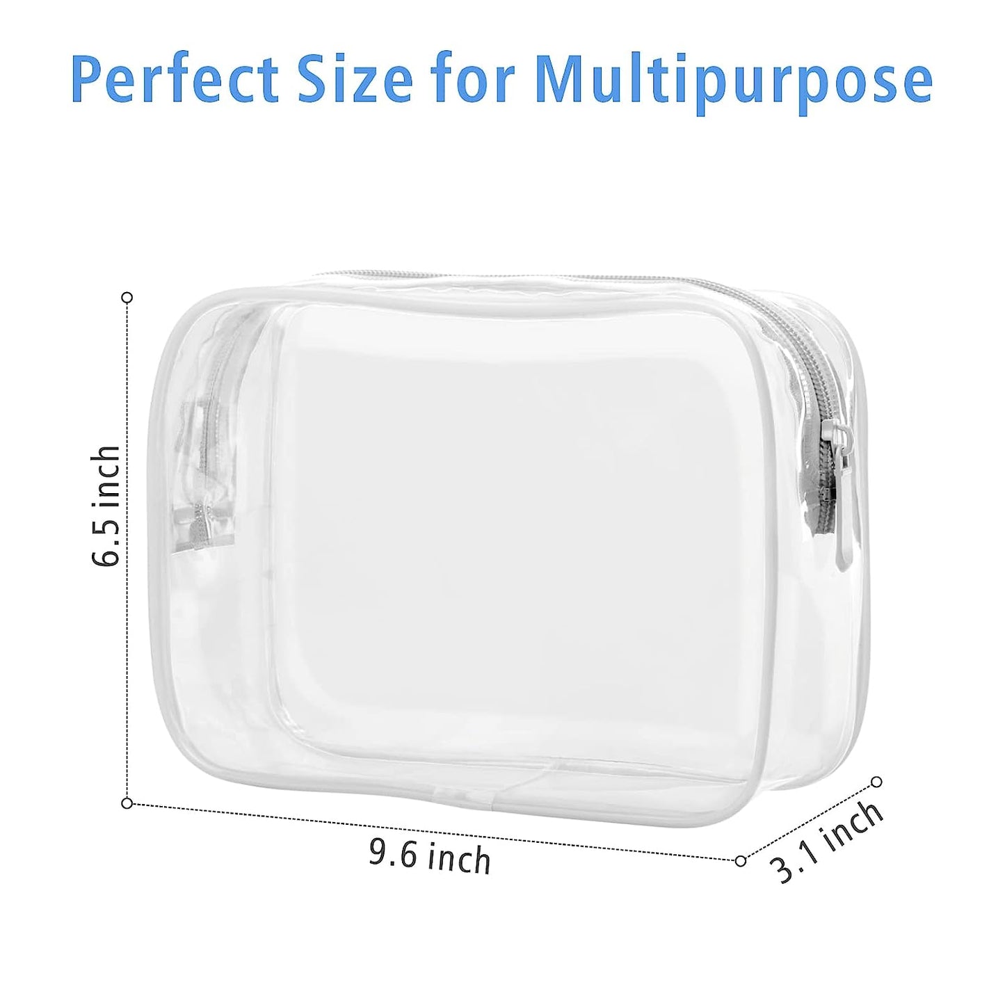 Medium Clear Accessory Bag