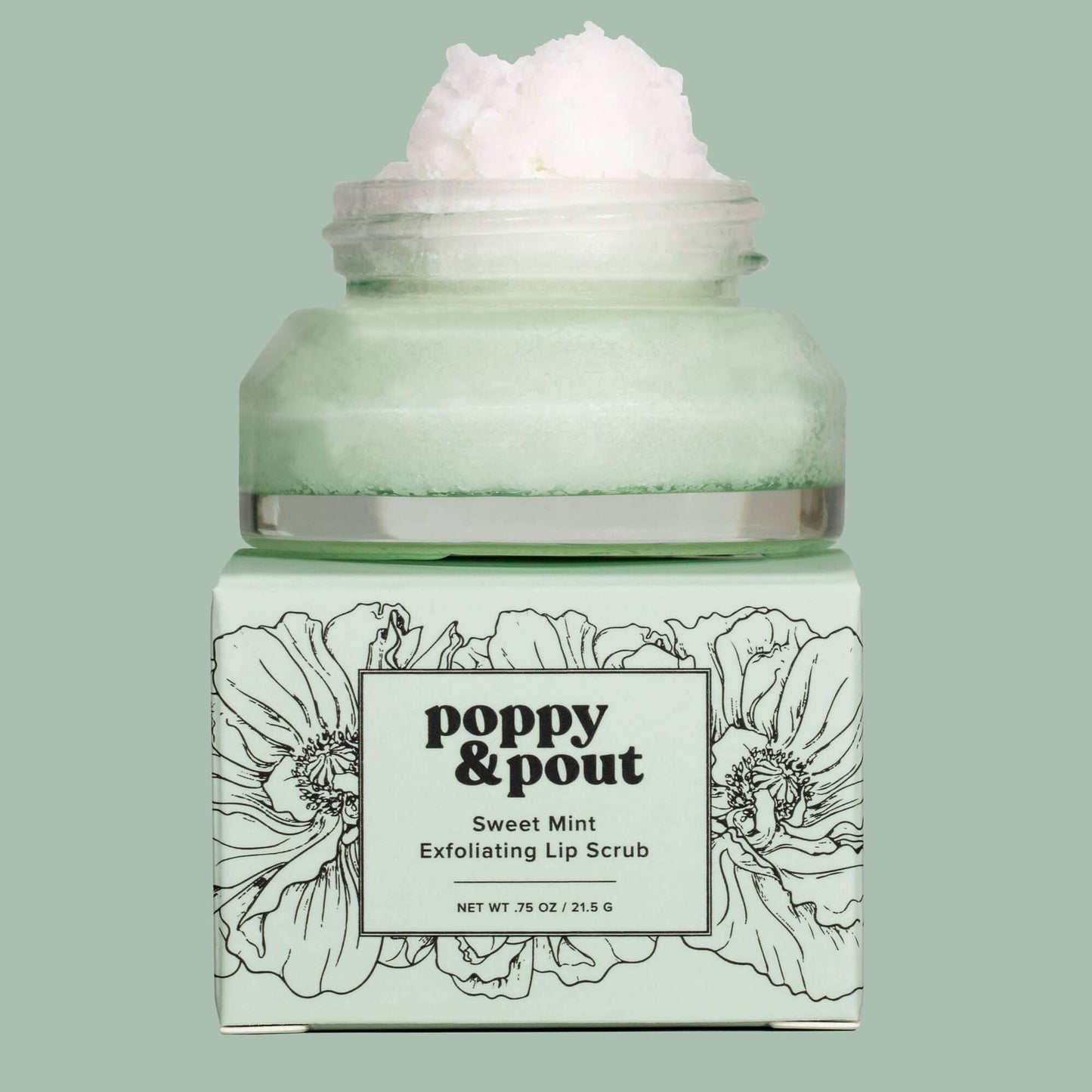 Poppy & Pout Lip Scrub-Sweet Mint