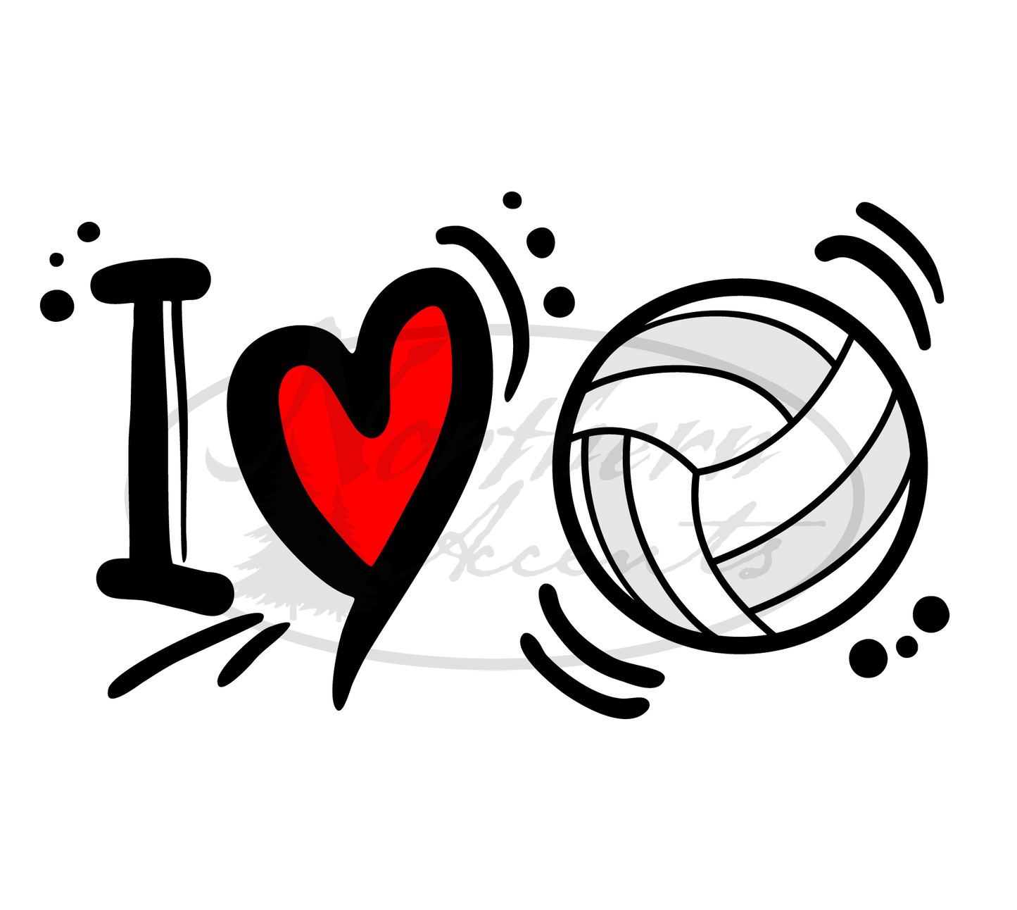 Volleyball Stickers