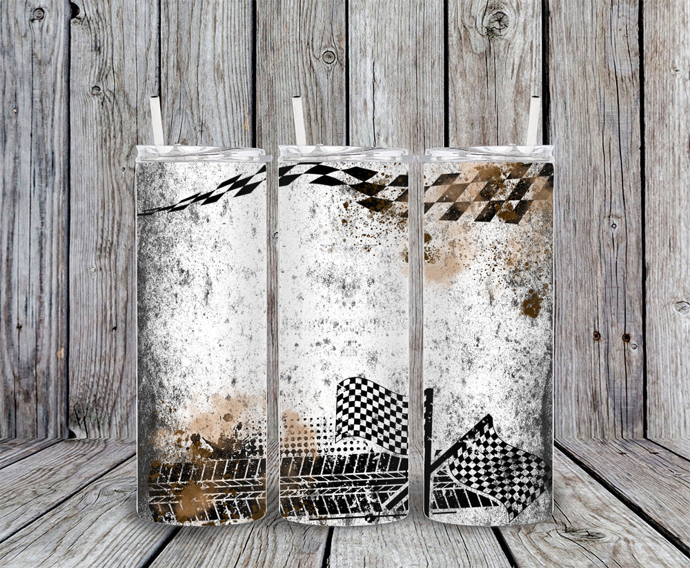 Racing Dirty Skinny Tumbler 20oz