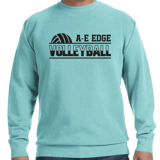 Edge Volleyball ADULT CHALKY MINT Crewneck Sweatshirt