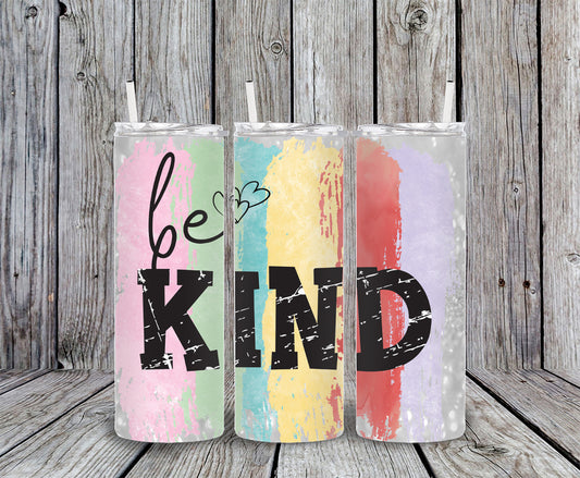 Be Kind Colorful 20oz Tumbler