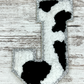 Patch Letters - Cow Print