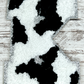 Patch Letters - Cow Print