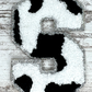 Patch Letters - Cow Print