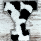 Patch Letters - Cow Print