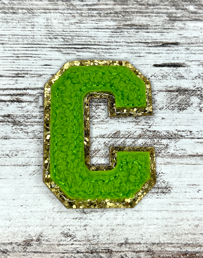 Patch Letters - Dark Green