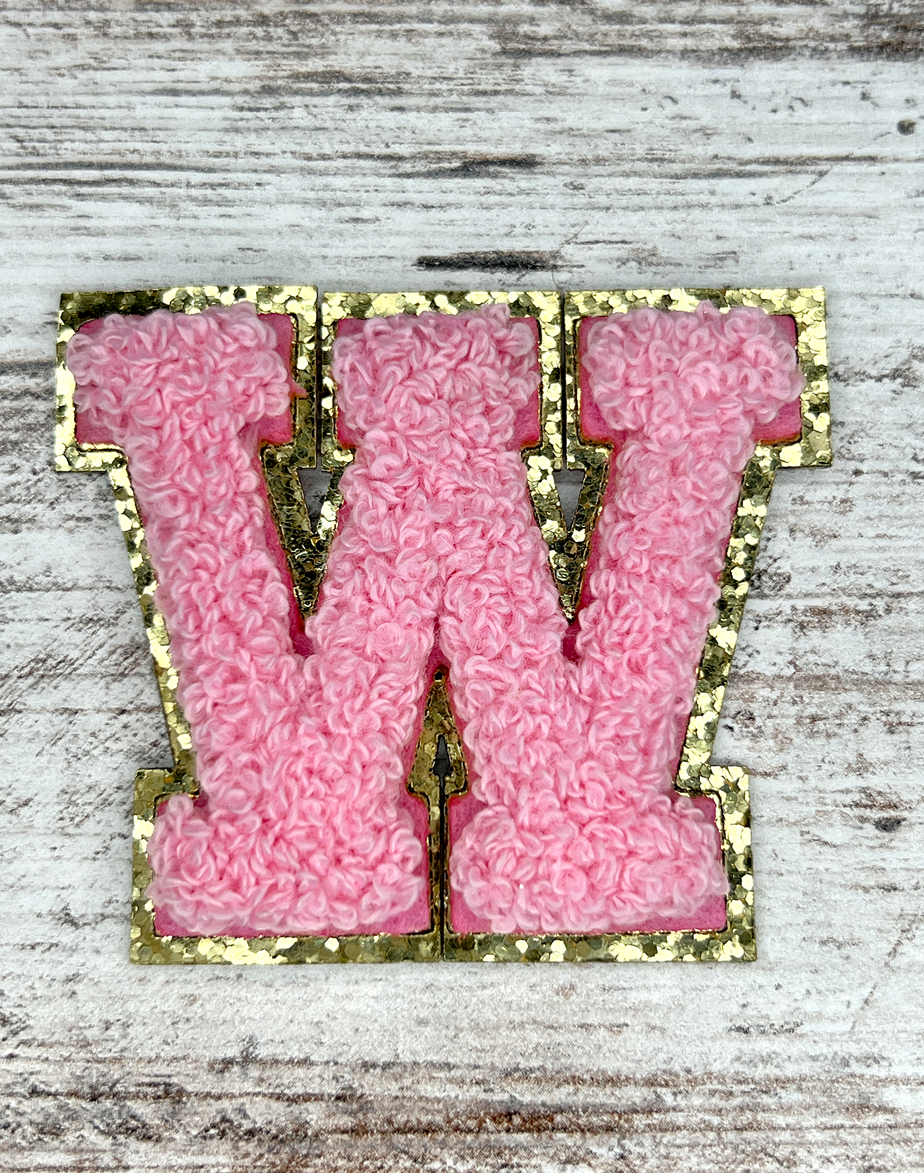 Patch Letters - Dark Pink