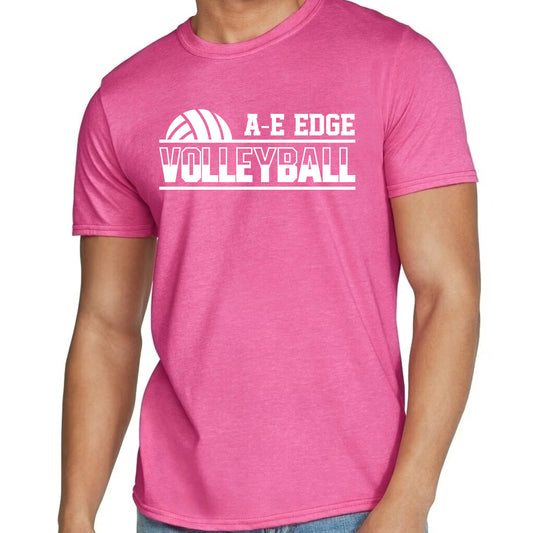 Edge Volleyball ADULT HTHR HELECELONIA T-Shirt