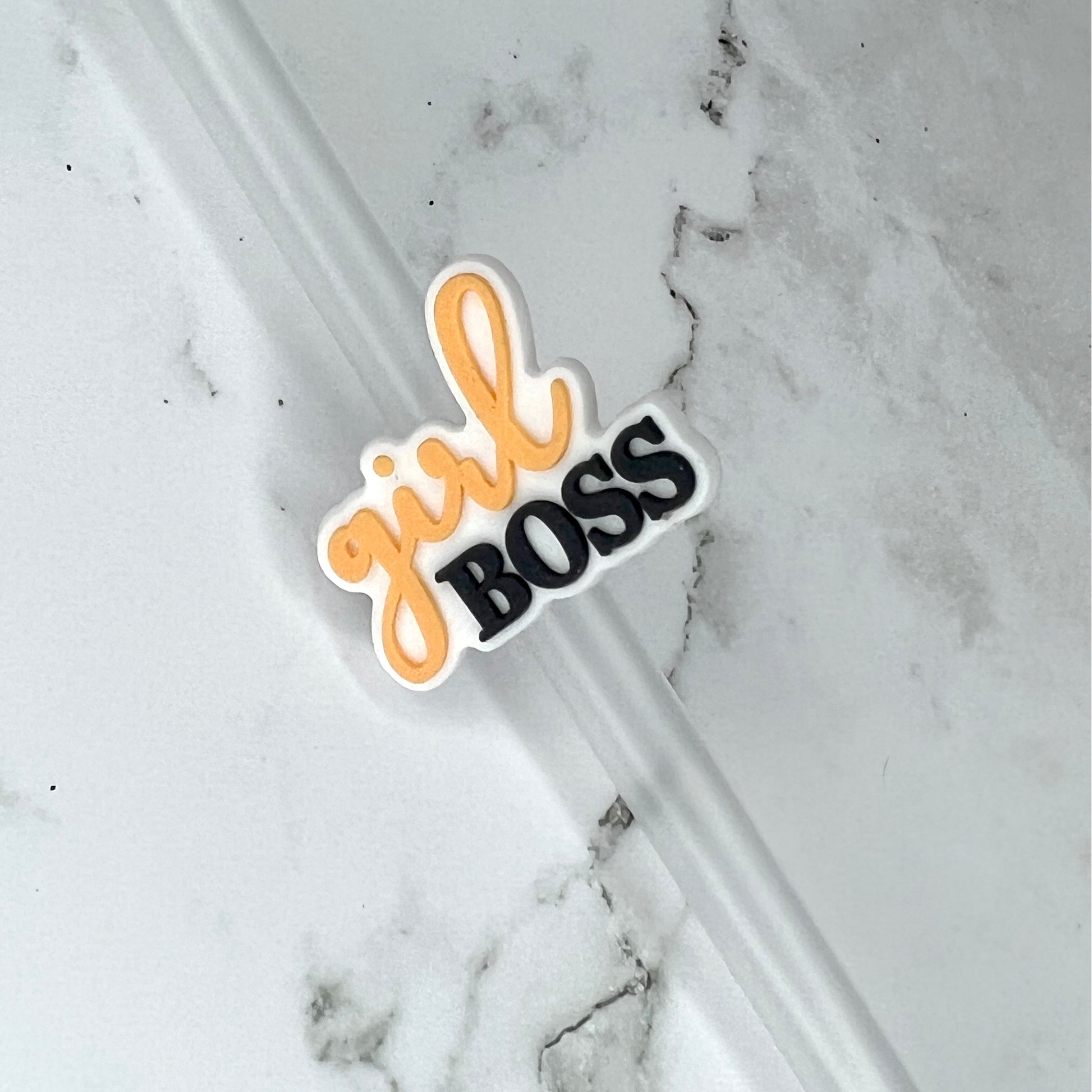 Girl Boss Phone Charm