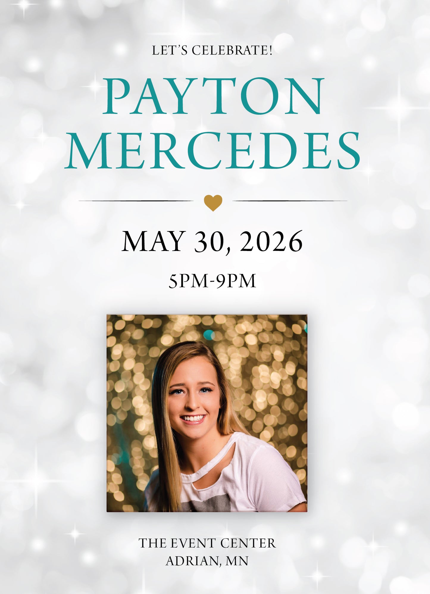 Graduation Announcement Magnet Card