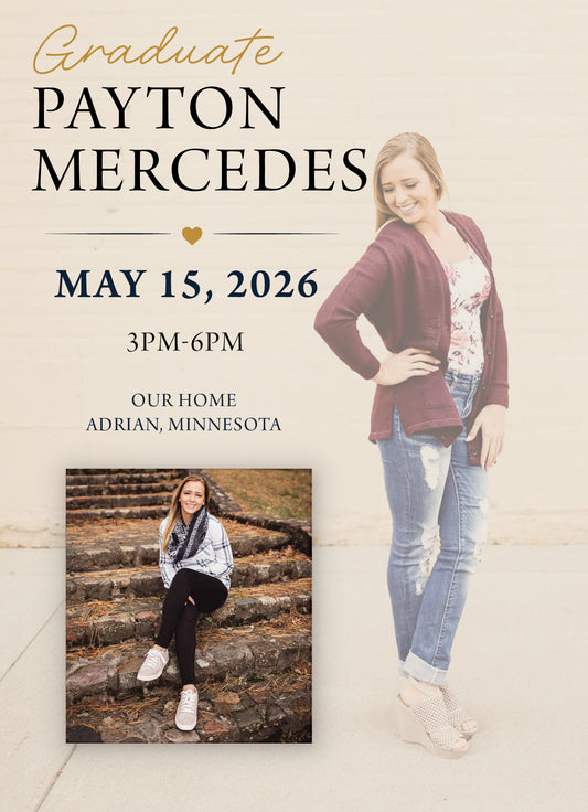 Graduation Announcement Magnet Card