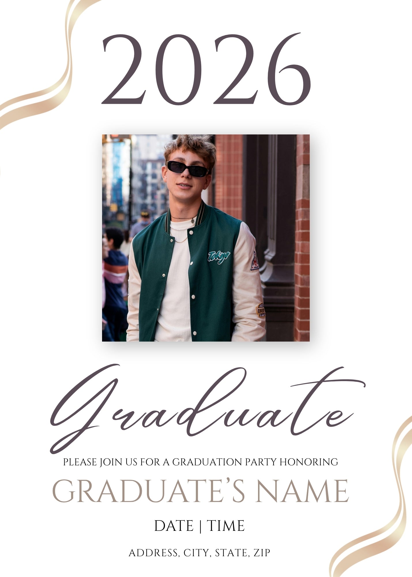 Graduation Announcement Magnet Card
