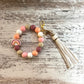 Pink Boho Rainbow Keychains