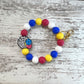 Play Stupid Games Bracelet Keychain