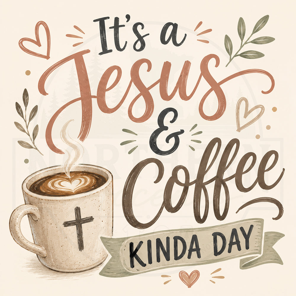 Jesus & Coffee Kind of Day Magnet