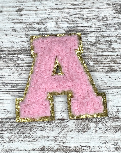 Patch Letters - Light Pink
