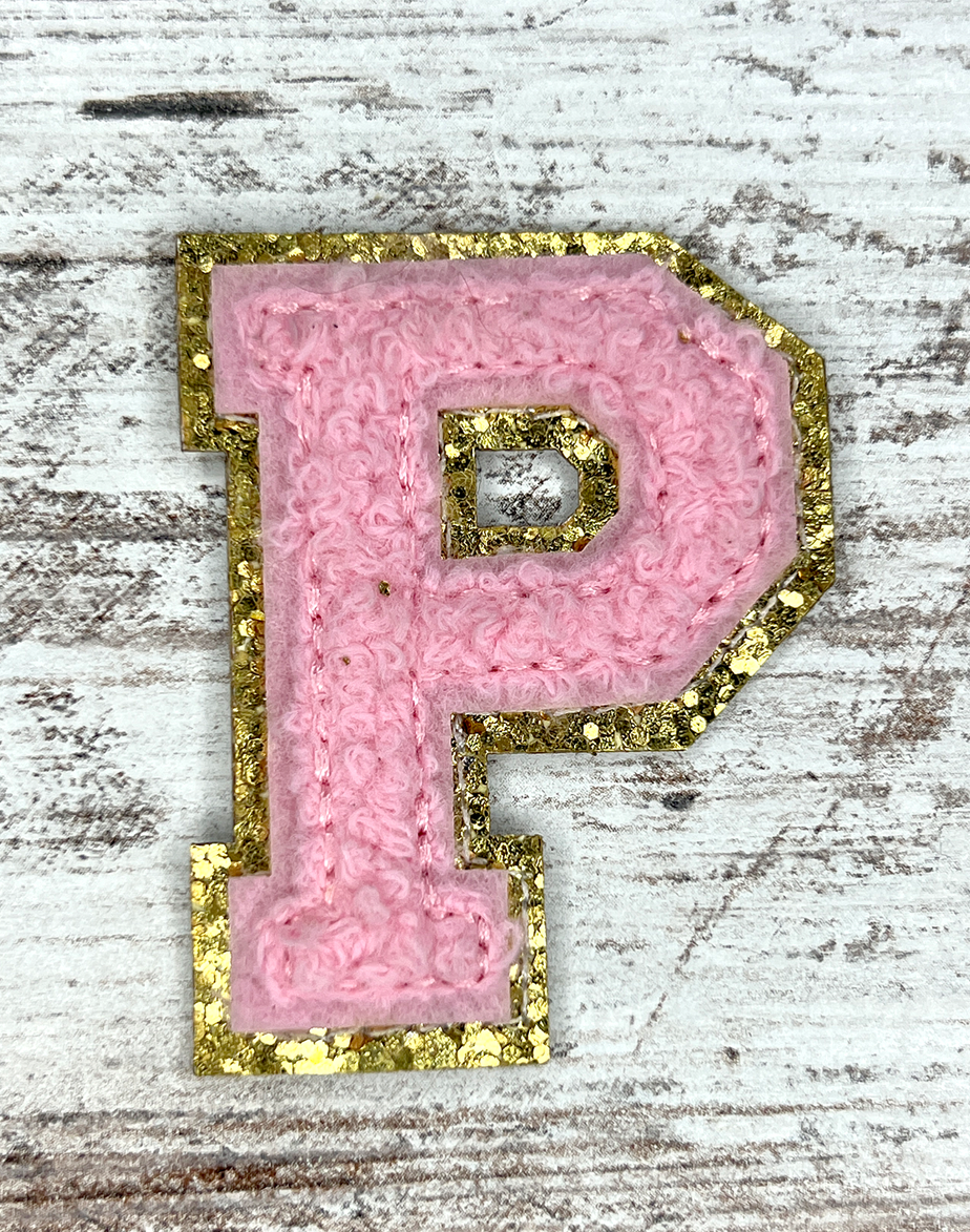 Patch Letters - Light Pink