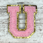 Patch Letters - Light Pink