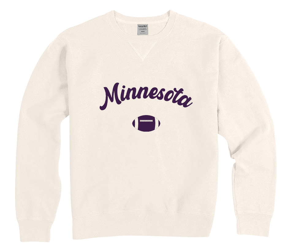Minnesota Football Puff Vinyl Sweatshirt