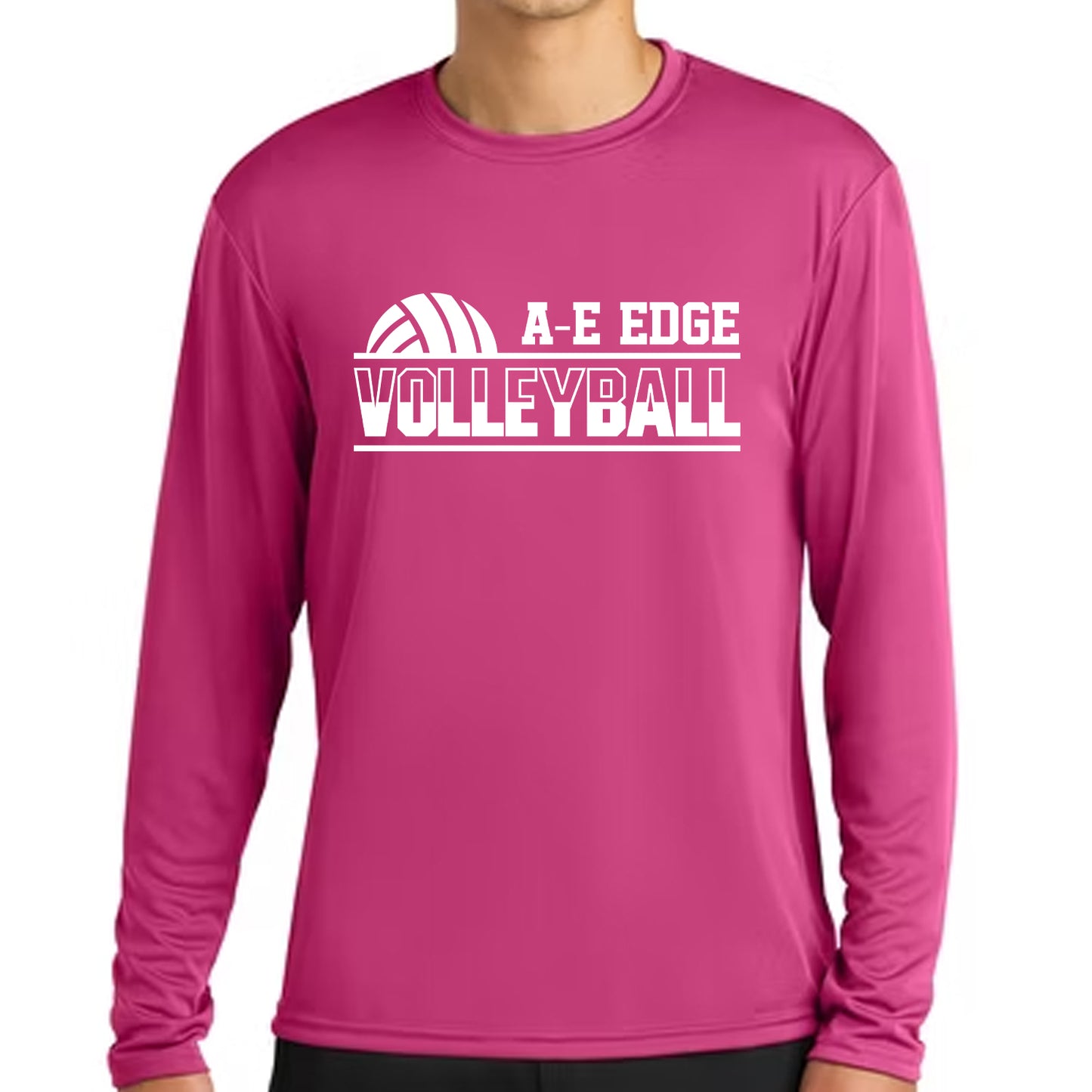 Edge Volleyball ADULT Long Sleeve Poly Shirt