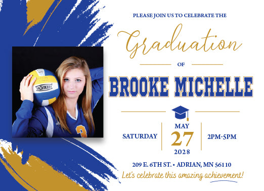 Graduation Announcement Magnet Card