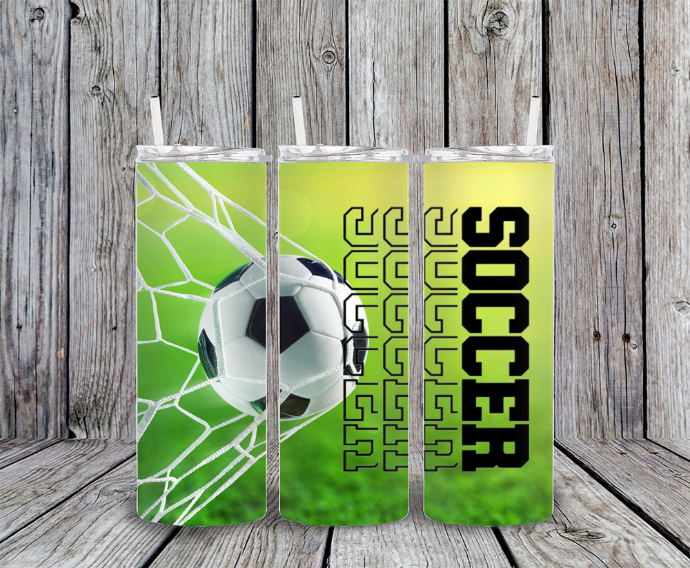 Soccer Net 20oz Skinny Tumbler