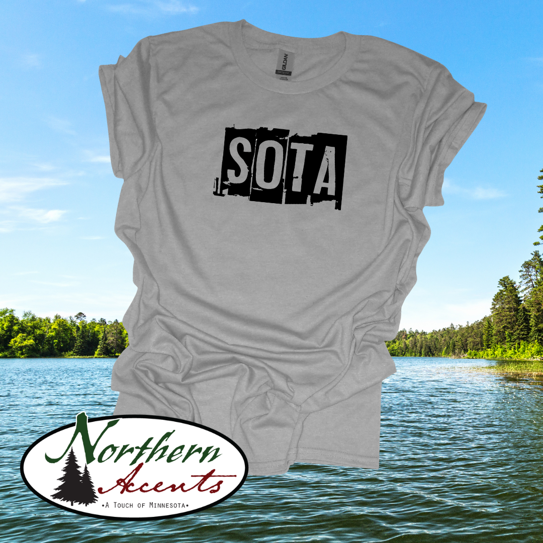 Sota (Minnesota) Puff Vinyl T-Shirt