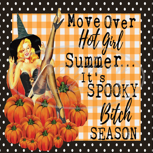 Spooky Bitch Season Coaster