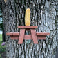 Squirrel Picnic Table Feeder