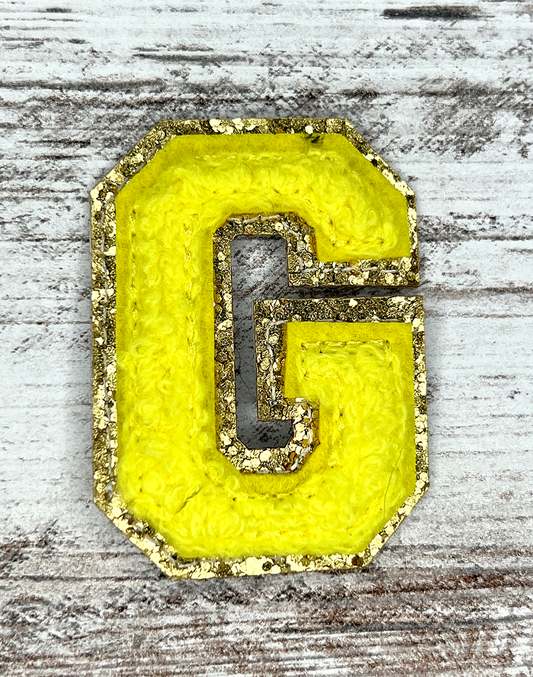 Patch Letters - Yellow