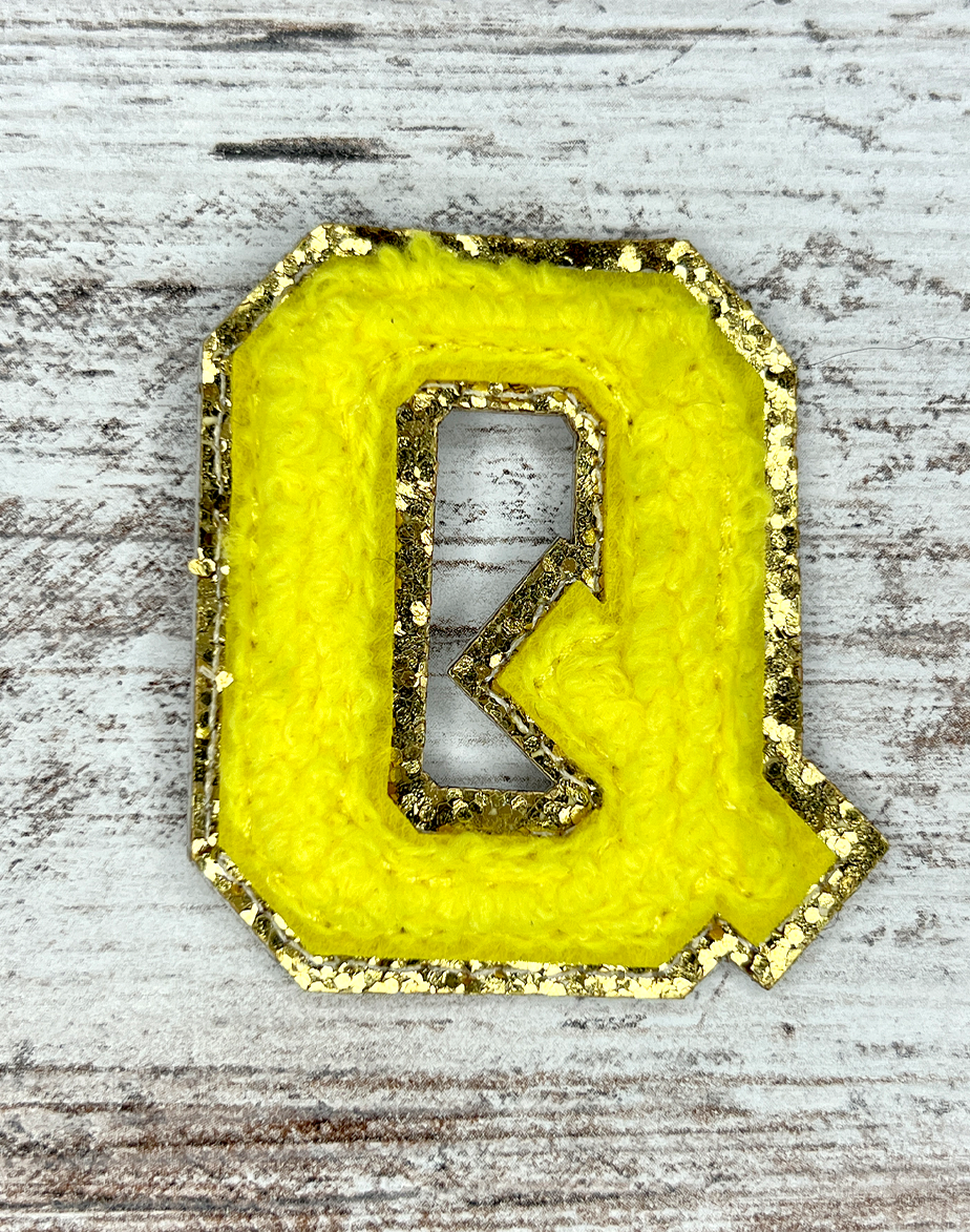 Patch Letters - Yellow